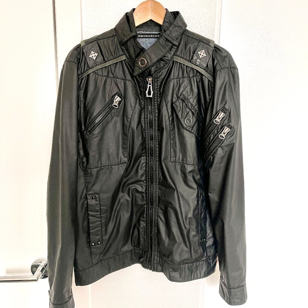 Monarchy Designers Black Medium Light Weight Fashion Jacket